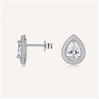 Orecchini Rosato Donna Anna in Argento Zircone RZAN21 - RZAN21